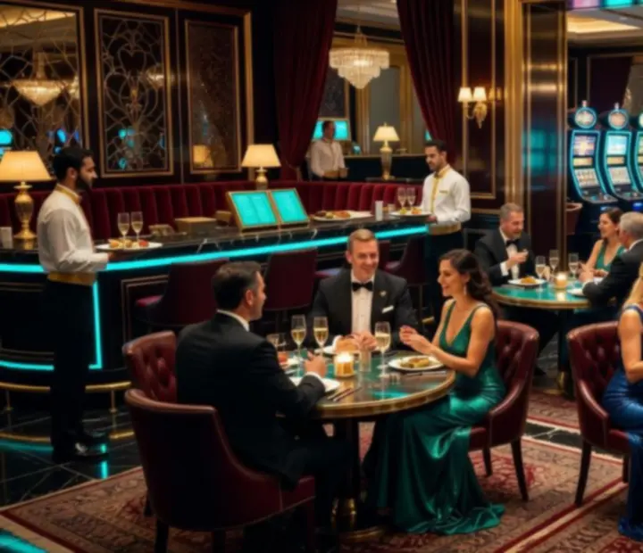 Večernja casino atmosfera u restoranu Adrian Casino