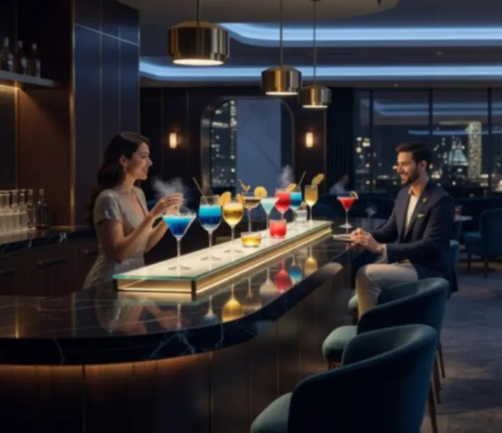 Signature kokteli u lounge zoni Adrian Casino restorana